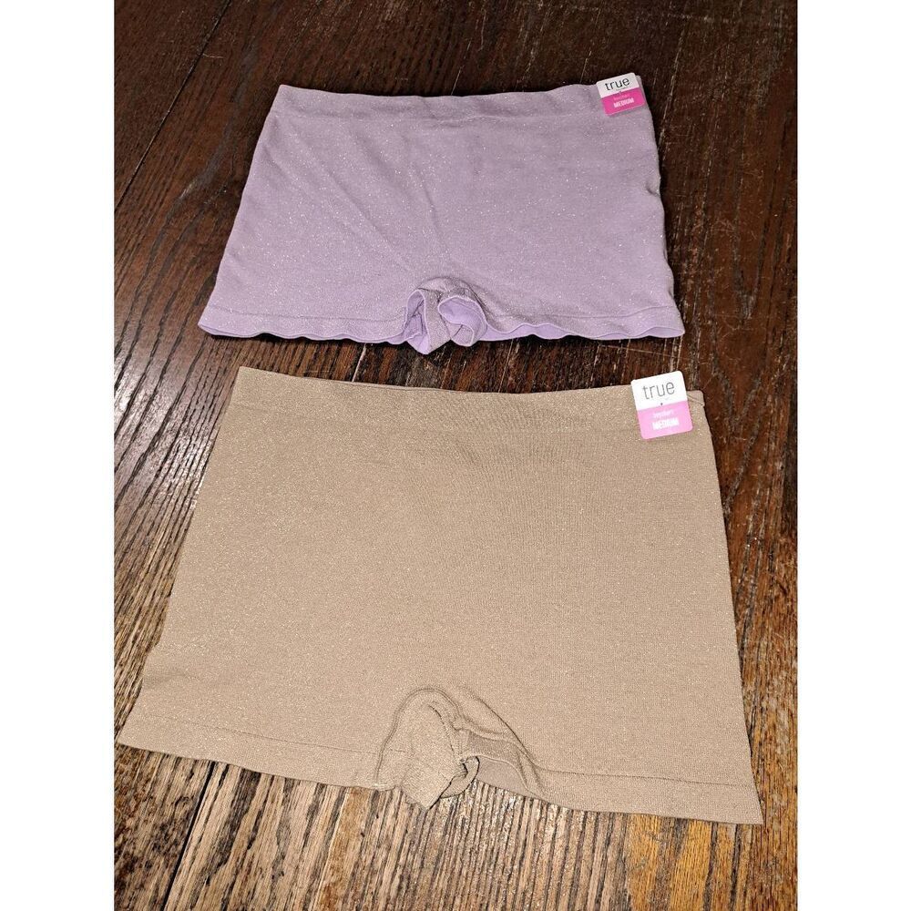 New Medium Two Pairs True by Rue21 Boyshort Panties Underwear Loungewear Glitter